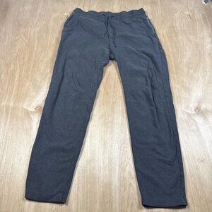Faherty Organic Cotton Drawstring Sweatpants Mens Size Large Dark Gray Joggers